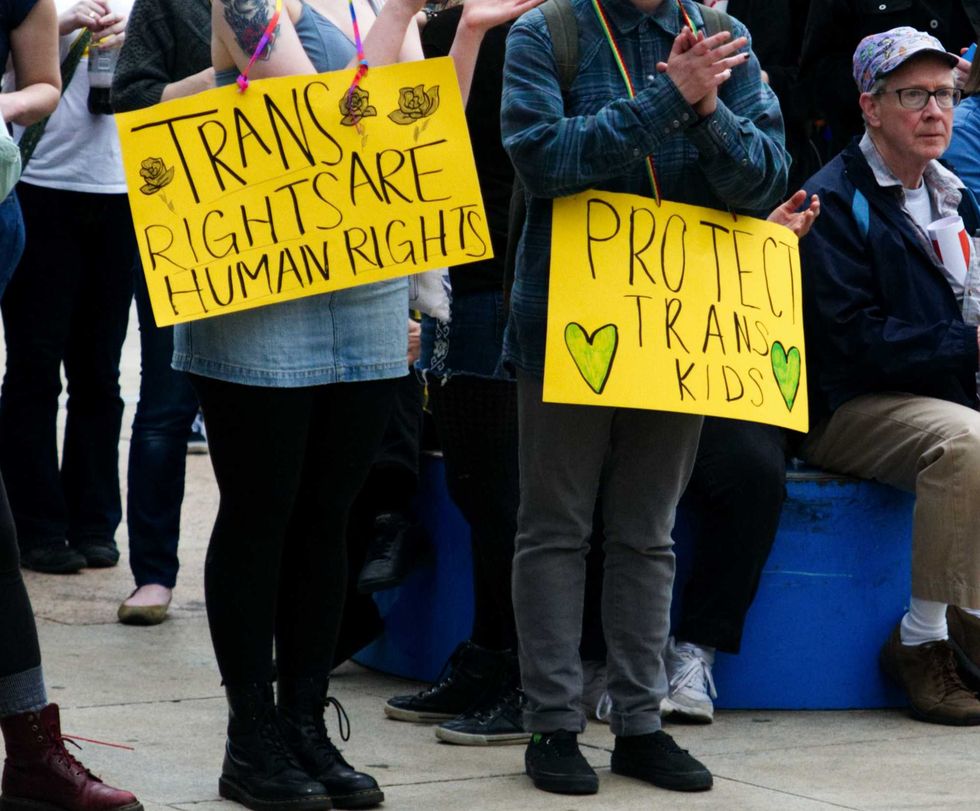 Activists protest red state s law by sending bearded burly trans identifying protesters into women s bathrooms