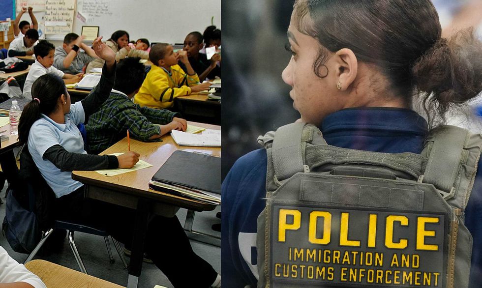 Teacher suspended for threatening to call ice on middle schoolers district says